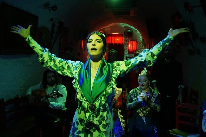 Flamenco-Show in den Cuevas Los Tarantos Sacromonte — Foto 4