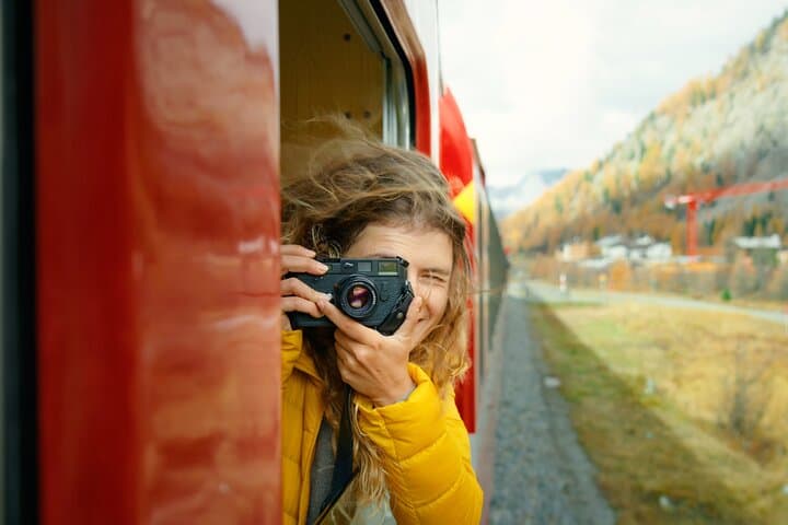 St Moritz &amp; Swiss Alps Day Trip with Bernina Red Train from Milan — photo 2