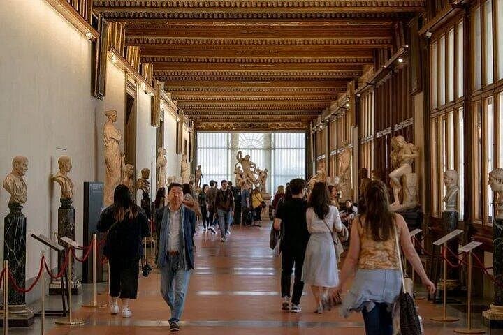 Tour guidato combinato degli Uffizi e dell'Accademia a Firenze
