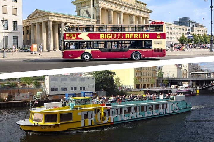 Big Bus Berlin Hop-on-Hop-off Tour mit Flusskreuzfahrt