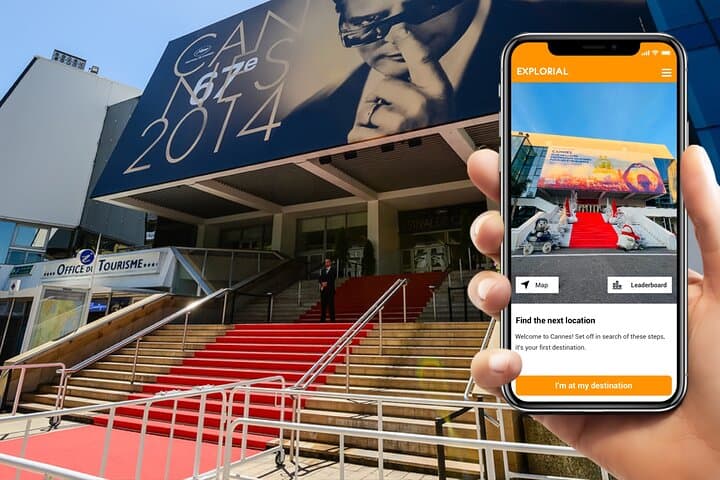 Tour a piedi autoguidato di Cannes e caccia al tesoro