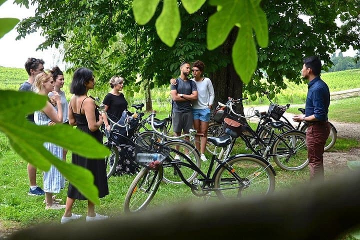 Tour in E-Bike di Mezza Giornata a Entre-Deux-Mers con Degustazione di Vini e Pranzo