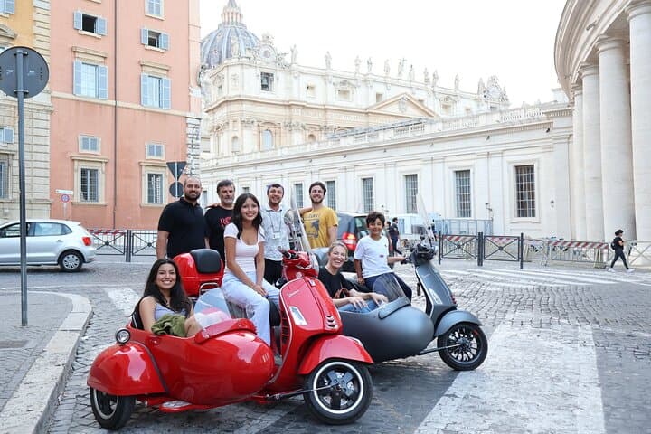 Tour en Sidecar de Vespa en Roma