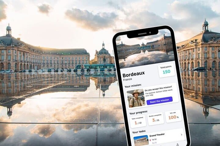 Bordeaux Entdeckungsspiel und Stadttour