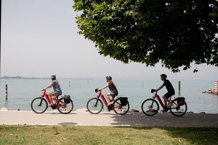 Ganztägige Selbstgeführte E-Bike-Tour am Gardasee von Verona