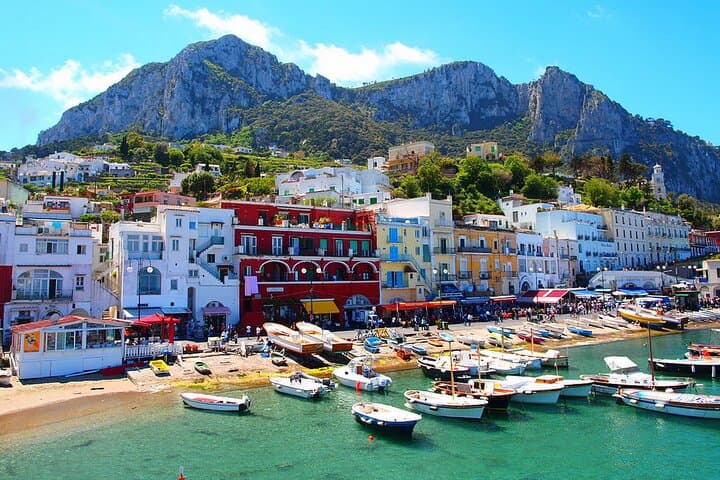 Capri & Blaue Grotte von Sorrento, Positano, Amalfi oder Salerno
