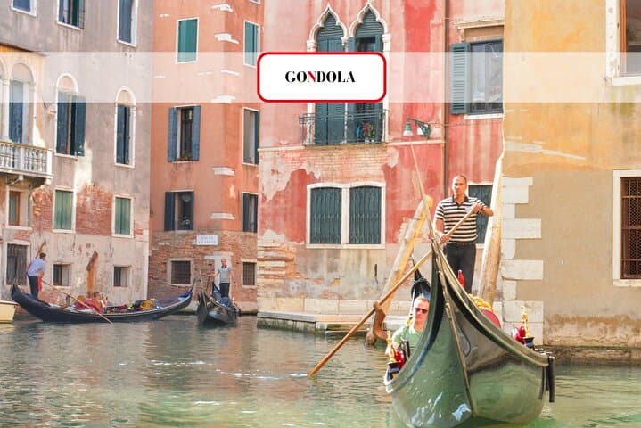 Gondelfahrt auf dem Canal Grande, Venedig — Foto 1
