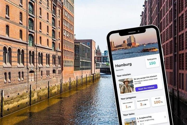 Hamburg Erkundung: Privates Spiel und Stadttour auf Ihrem Handy