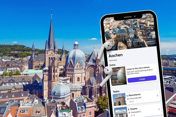 Aachen Englischer Selbstgeführter Audioguide auf Ihrem Handy