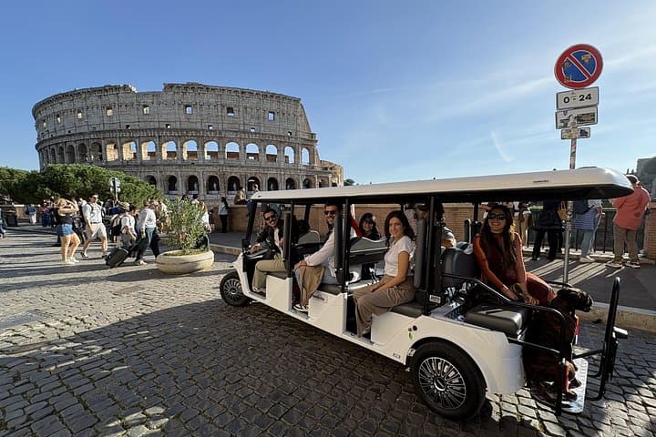 Tour in Golf Cart a Roma: Esperienza Privata e per Piccoli Gruppi di Mezza Giornata