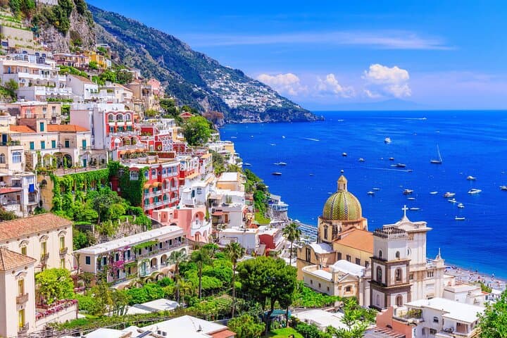 Amalfi-Küsten-Tour von Neapel: Salerno, Positano, Amalfi