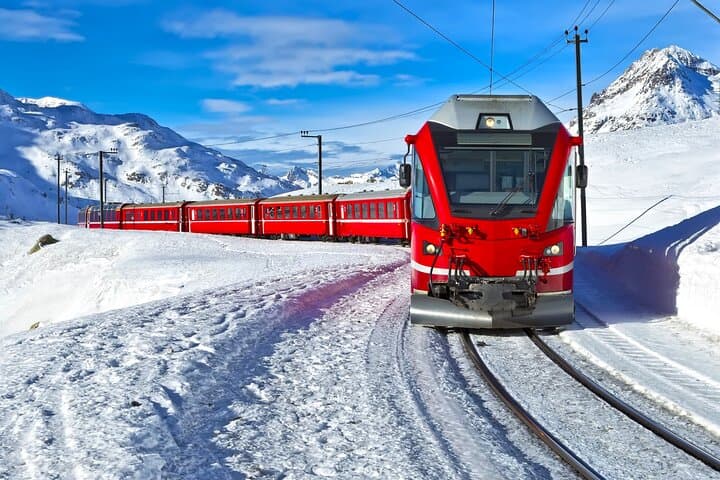 Lac de Côme, Alpes suisses et train Bernina depuis Milan — photo 3