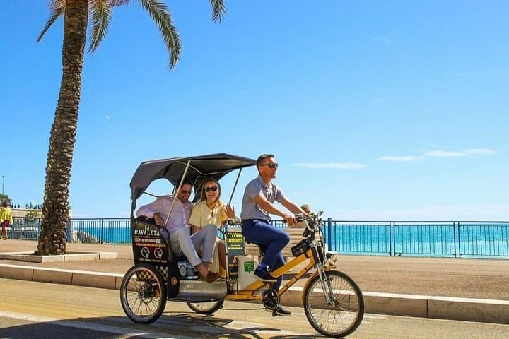 Tour della città di Nizza originale (pedicab-vélo taxi)