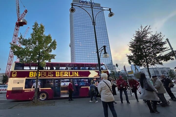 Visite nocturne panoramique de Berlin en bus à impériale