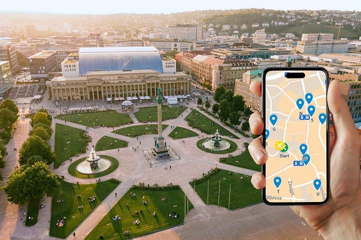 Búsqueda del tesoro autoguiada en Stuttgart