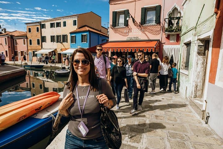 Tour in barca delle isole di Murano e Burano con fabbrica di vetro e cantina di St Erasmo