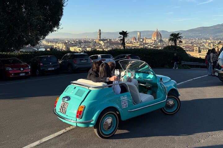 Visite panoramique de Florence en Fiat 500 Cabrio électrique — photo 5