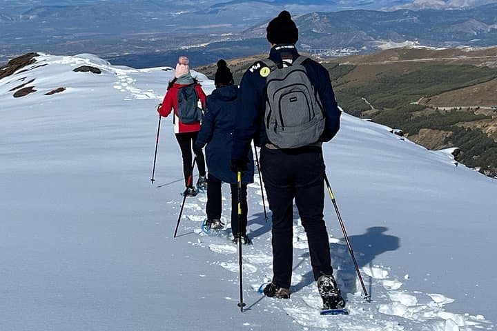 Schneeschuhwandern im Sierra Nevada Park, Granada — Foto 4