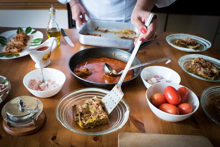 Lasagna-Meisterkurs in Bologna — Foto 3