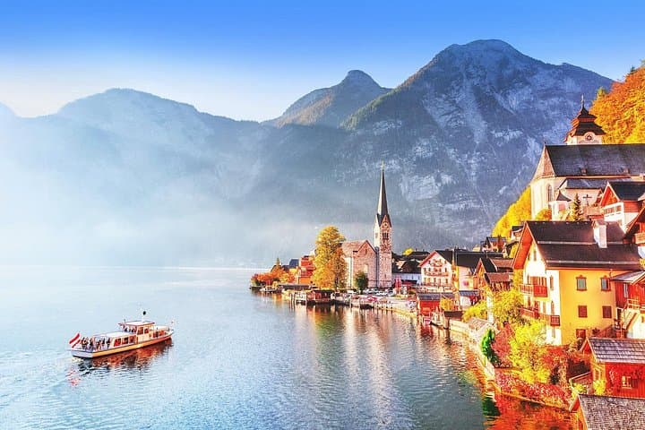 Visite privée de la ville de Hallstatt, du Skywalk et de la mine de sel depuis Munich