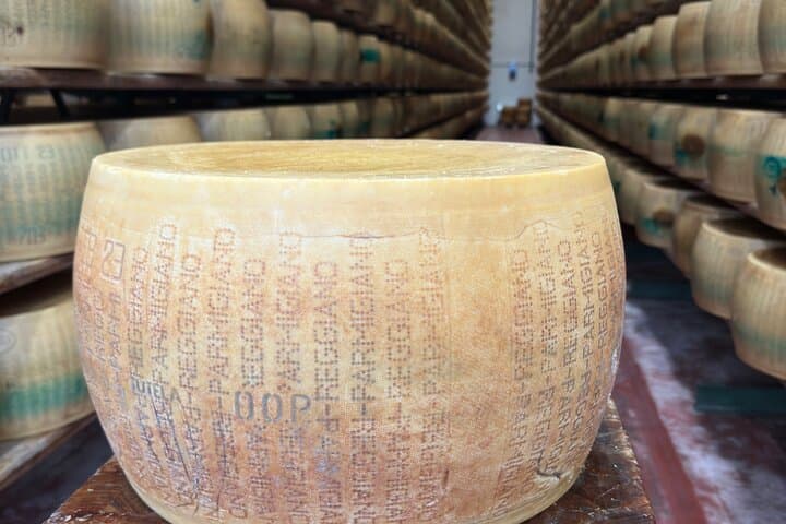 Tour di un giorno tra Parmigiano, Prosciutto, Aceto Balsamico e Ferrari da Bologna