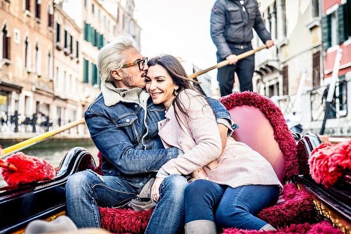 Abendliche Gondelfahrt auf dem Canal Grande — Foto 3