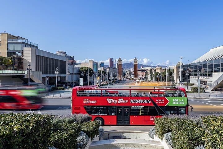 Barcelona Stadtrundfahrt Hop-On Hop-Off Landausflug