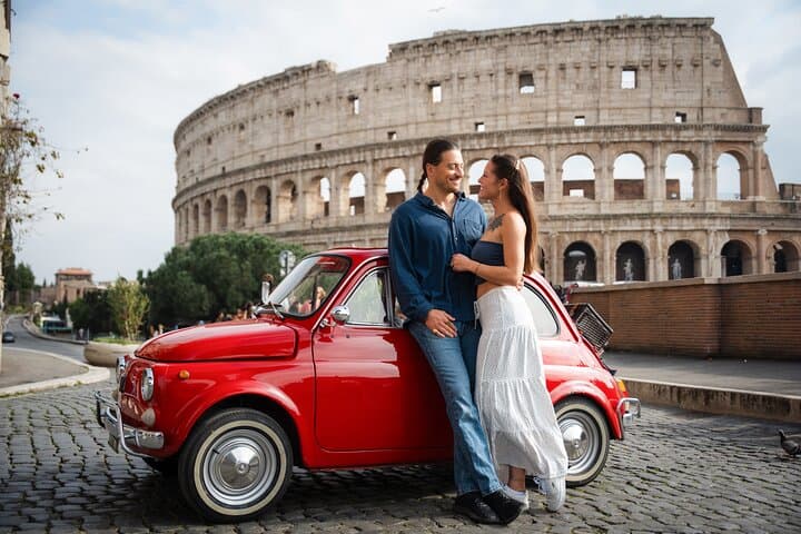 Rome Vintage Fiat 500 Car Tour with Photographer — photo 2