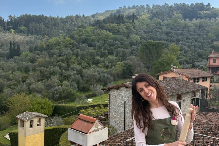 Koche authentische toskanische Gerichte in meiner Villa mit Aussicht