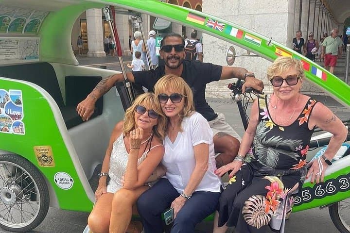 Öko-freundliche Fahrrad-Taxi-Tour in Nizza