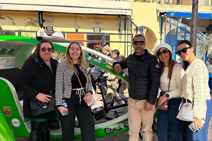 Öko-freundliche Fahrrad-Taxi-Tour in Nizza — Foto 5