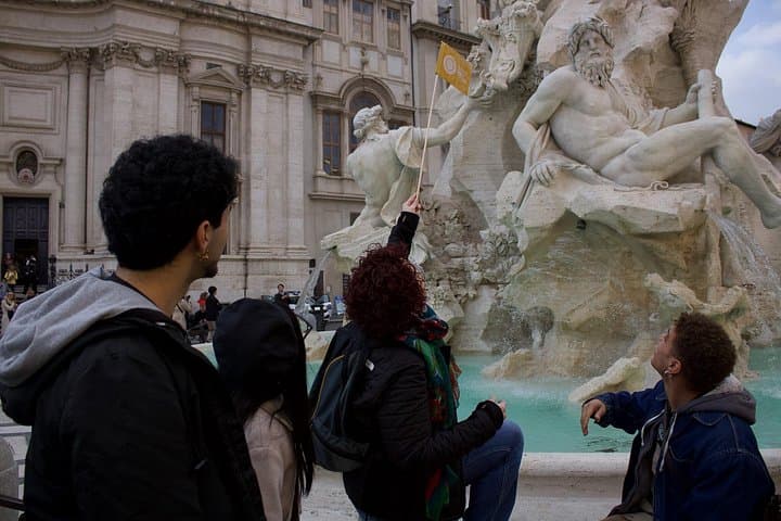 Rom Stadt, Pantheon und Trevi-Brunnen Spaziergang