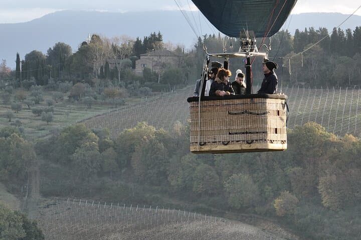 Heißluftballonfahrt über Chianti — Foto 4