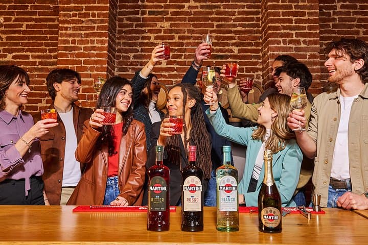 Martini Cocktail Erlebnis in Pessione, Italien