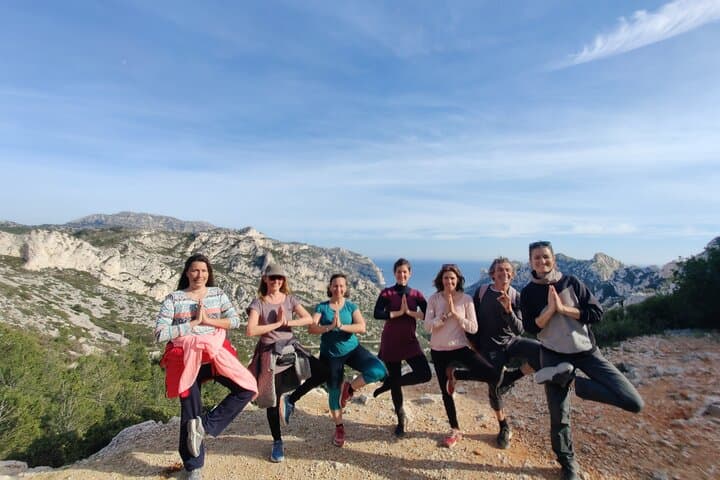 Escursione e Yoga nella Calanque di Sormiou