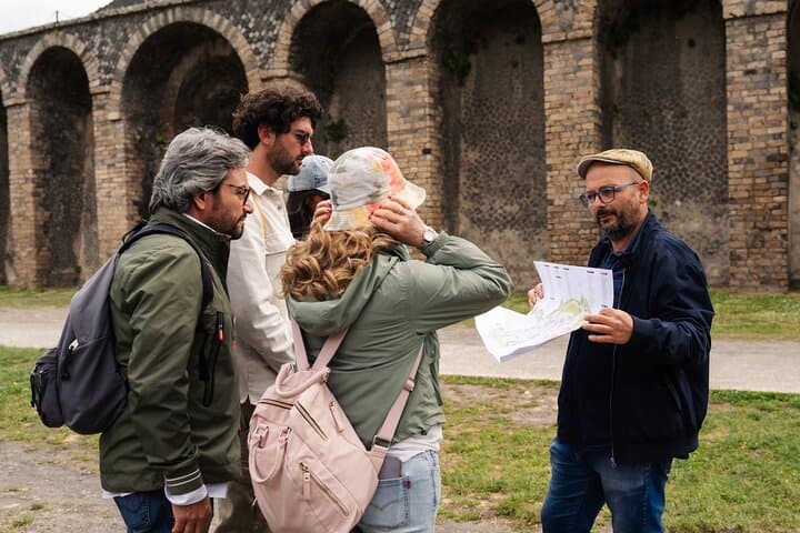 Pompei e Ercolano in Treno da Roma con Pranzo a Base di Pizza