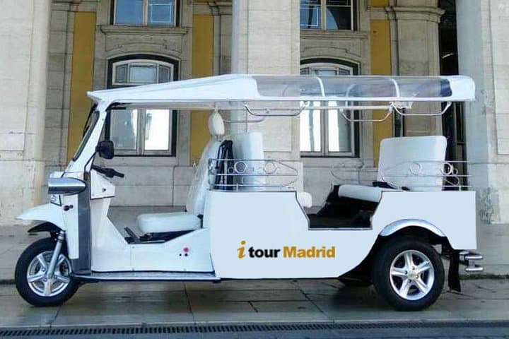 Tour della città di Madrid in Tuk Tuk elettrico