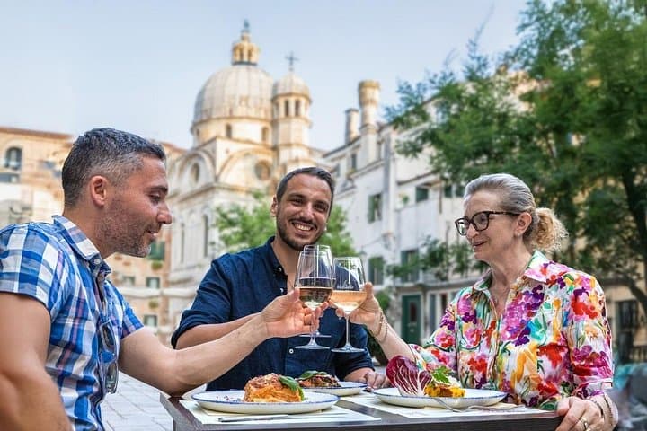 Venedig Abendessen Tour: Häppchen, Getränke & Sit-Down Dinner