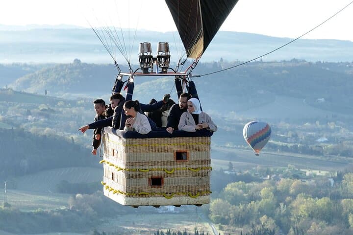 Heißluftballonfahrt über die Toskana — Foto 5