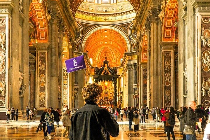 Tour de los Museos Vaticanos, Capilla Sixtina y Basílica de San Pedro