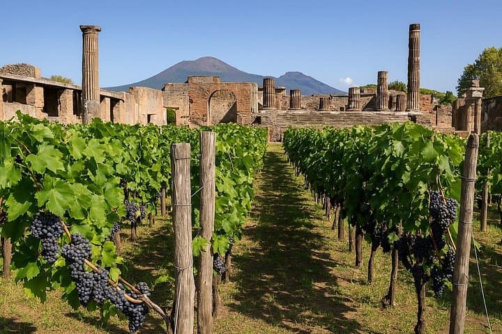 Visite privée de Pompéi et dégustation de vin avec prise en charge depuis Naples