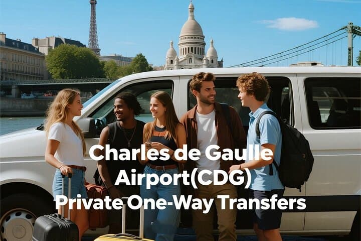 Charles de Gaulle Flughafen (CDG) Private Einwegtransfers, Paris — Foto 3