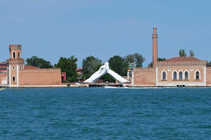Spettacolo di soffiatura del vetro sull'isola di Murano - Venezia — foto 3