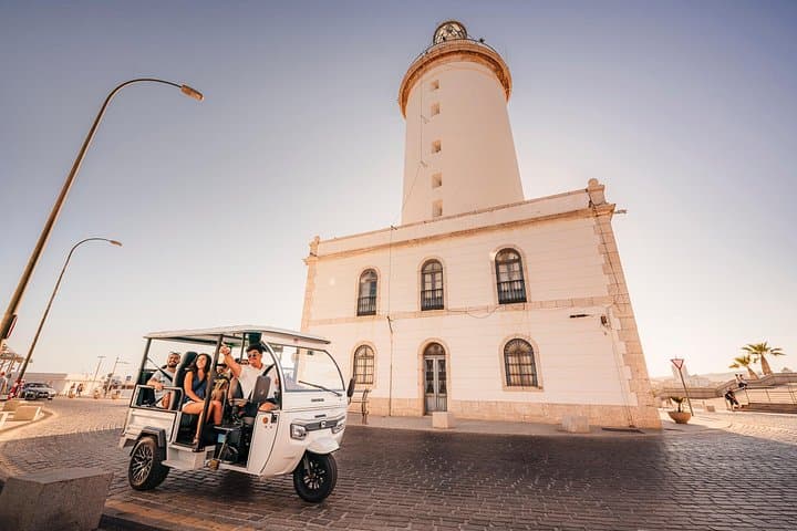 Malaga Privater Tuk Tuk Rundgang für 1 Stunde