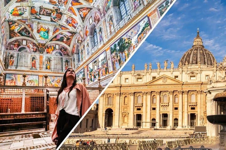 Tour guidato della Cappella Sistina con la Basilica di San Pietro e salita alla Cupola