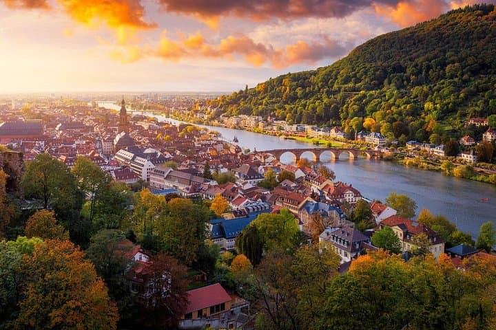 Tour privato di un'intera giornata a Heidelberg da Francoforte