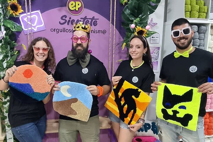 Tufting-Workshop: Gestalte Deinen eigenen Teppich in Valencia — Foto 5