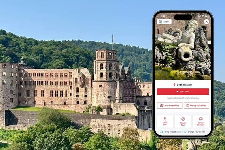Selbstgeführte Tour durch die Gärten des Heidelberger Schlosses