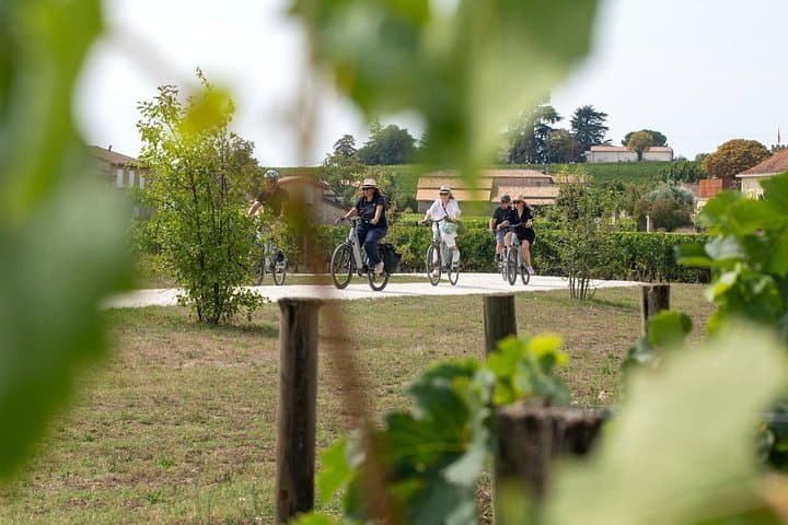 Visite en petit groupe à vélo électrique des vins de Saint-Émilion au départ de Bordeaux — photo 4