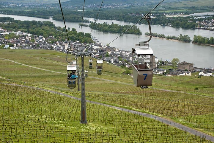 Halbtägige private Tour von Frankfurt nach Rüdesheim mit Seilbahnfahrt — Foto 2
